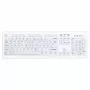 CONTOUR DESIGN Active Key AK-C8100 Full-Size Kabellose Tastatur (RF 2,4 GHz, Membran, Weiß, QWERTZ)