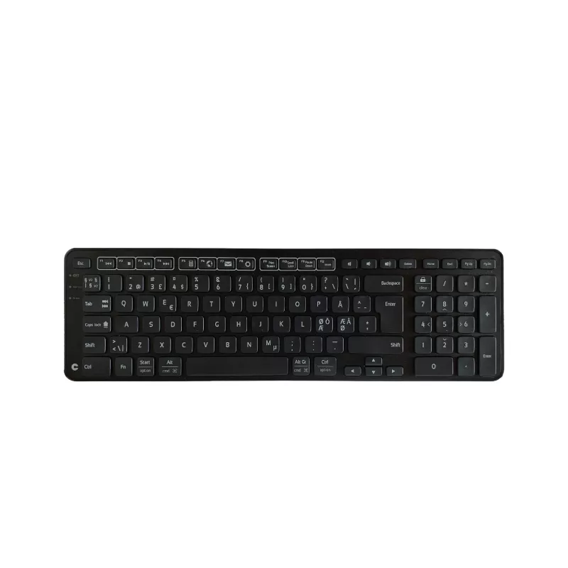 CONTOUR DESIGN Balance Wireless Keyboard Pan Nordic (Schwarz)
