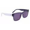 Converse All Star Damen Sonnenbrille CV501SLLSTAR5 - Schwarzer eckiger Rahmen, rauchgraue Gläser 56/18/140 mm