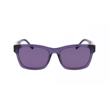 Converse All Star Damen Sonnenbrille CV501SLLSTAR5 - Schwarzer eckiger Rahmen, rauchgraue Gläser 56/18/140 mm
