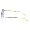 Converse CV100SACT045 Herren-Sonnenbrille im Quadratrahmen - Schwarzer Rahmen, graue Gläser, 57 mm