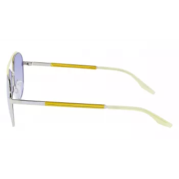 Converse CV100SACT045 Herren-Sonnenbrille im Quadratrahmen - Schwarzer Rahmen, graue Gläser, 57 mm
