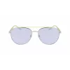 Converse CV100SACT045 Herren-Sonnenbrille im Quadratrahmen - Schwarzer Rahmen, graue Gläser, 57 mm