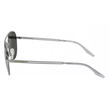 CONVERSE CV100SACT071 Herren-Sonnenbrille - Schwarzer Rahmen, Rauchgraue Gläser, 57 mm