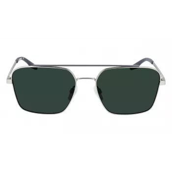 Converse CV101SACTI045 Herren-Rechteck-Sonnenbrille - Schwarzer Rahmen, graue Gläser, 56 mm