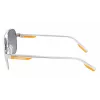 Converse CV300SDISR100 Herren-Sonnenbrille - Schwarzer Acetat-Rahmen, graue Polycarbonat-Gläser, 58 mm