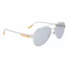 Converse CV300SDISR100 Herren-Sonnenbrille - Schwarzer Acetat-Rahmen, graue Polycarbonat-Gläser, 58 mm