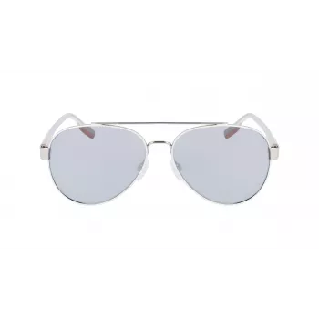 Converse CV300SDISR100 Herren-Sonnenbrille - Schwarzer Acetat-Rahmen, graue Polycarbonat-Gläser, 58 mm