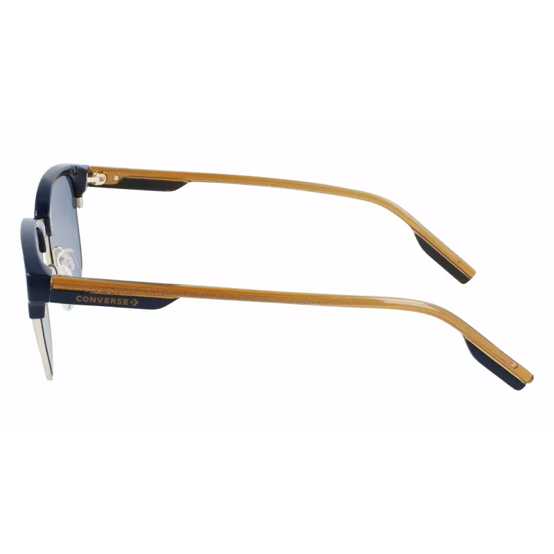 Converse CV301SDISRUPT Herren-Sonnenbrille - Schwarzer Acetatrahmen, rauchgraue Gläser, 52 mm