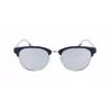 CONVERSE CV301SDSRUPT Herren eckige Sonnenbrille, schwarzer Acetatrahmen, graue Polycarbonatgläser, 52 mm