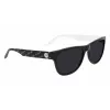 CONVERSE CV500S Allsta Herren-Sonnenbrille - Schwarzer Rahmen, graue Gläser, 57 mm