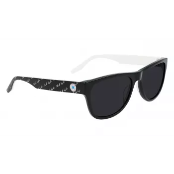 CONVERSE CV500S Allsta Herren-Sonnenbrille - Schwarzer Rahmen, graue Gläser, 57 mm