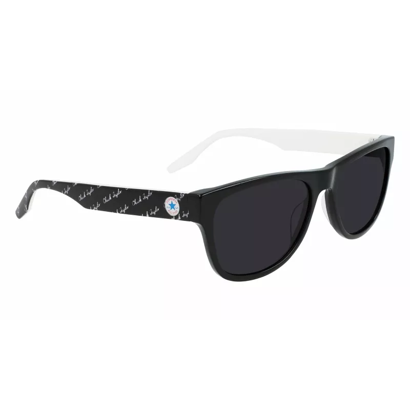 CONVERSE CV500S Allsta Herren-Sonnenbrille - Schwarzer Rahmen, graue Gläser, 57 mm