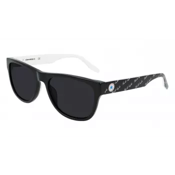 CONVERSE CV500S Allsta Herren-Sonnenbrille - Schwarzer Rahmen, graue Gläser, 57 mm