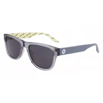 Converse CV500SALLS020 Unisex Sonnenbrille - Schwarzer Rahmen, Graue Gläser, 57 mm