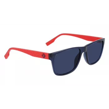 Converse CV516SFORCE41 Sonnenbrille Herren Blauer Rechteckrahmen Graue Gläser 55/17/145 mm