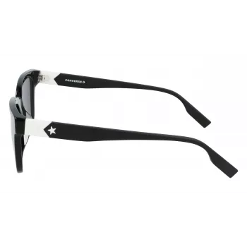 Converse CV519SRISEUP0 Damen-Sonnenbrille - Schwarzer Rahmen, graue Gläser, 51 mm