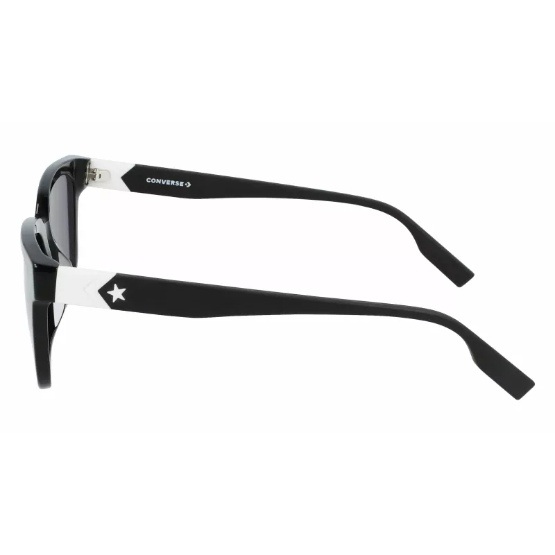 Converse CV519SRISEUP0 Damen-Sonnenbrille - Schwarzer Rahmen, graue Gläser, 51 mm