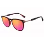 CONVERSE SCO051Q5296SR Herren-Sonnenbrille, eckiger Rahmen, schwarzer Rahmen, graue Gläser, 52 mm