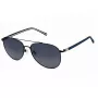 Converse SCO14658SGKP Herren Rechteck-Sonnenbrille - Schwarzer Rahmen, graue Gläser, 58 mm