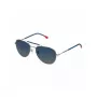 CONVERSE SCO25357579P Unisex Rechteckige Sonnenbrille - Glänzend schwarzer Rahmen, Rauchglas, 57/17/140 mm