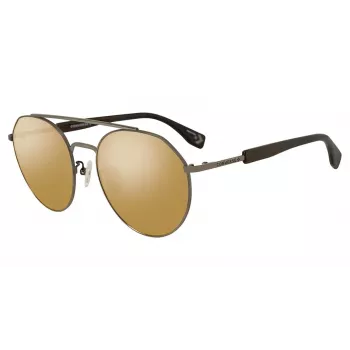 CONVERSE Unisex Sonnenbrille SCO053Q56568G Shiny Black Frame Green Lens 56/19/140 mm