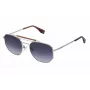 Converse Unisex Sonnenbrille SCO13854579B Havana Tortoise Acetat Square Frame 54mm Graue Polycarbonat-Gläser UV400