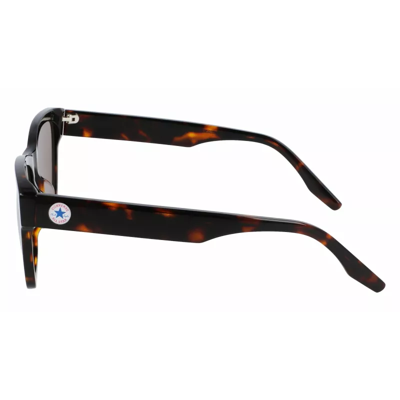 CONVERSE Damen C501SALTAR239 Rechteckige Sonnenbrille - Smoke-Glas - Schwarzer Acetatrahmen - 56/18/140 mm