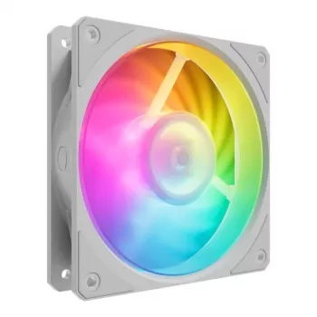 Cooler Master Mobius 120P ARGB 120 mm Weiß PWM Gehäuselüfter (1er-Pack)