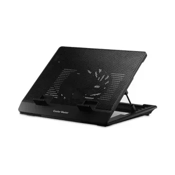Cooler Master NotePal ErgoStand L Laptop-Kühlpad mit 230-mm-Lüfter und 4-Port-USB-Hub, Schwarz
