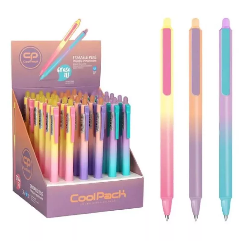 COOLPACK Gradient Light Retractable Radierbarer Stift 0,5 mm Schwarze Tinte