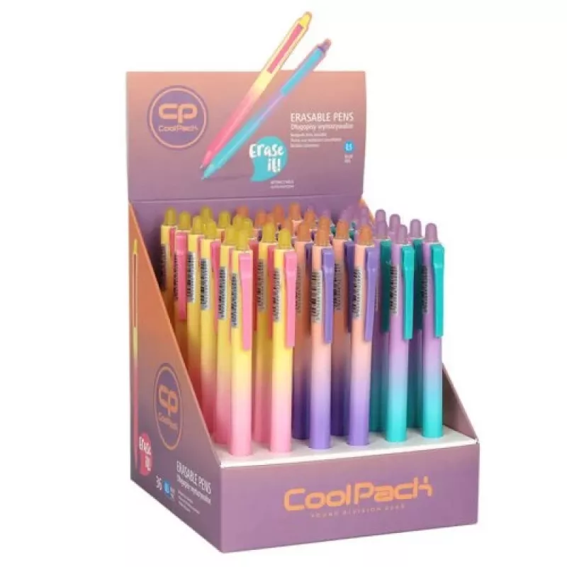 COOLPACK Gradient Light Retractable Radierbarer Stift 0,5 mm Schwarze Tinte