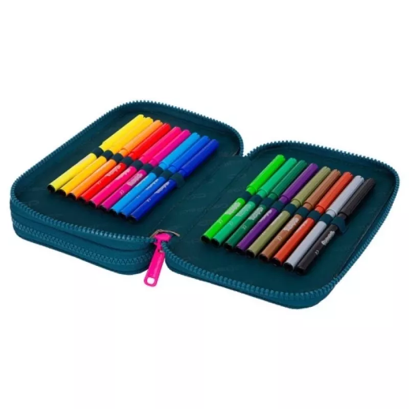 CoolPack Jumper 2 Sunny Day Doppeldecker-Schulmäppchen mit Ausstattung