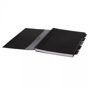 COOLPACK Spiral-Notizbuch A4 Schwarz - 80 Blatt kariert