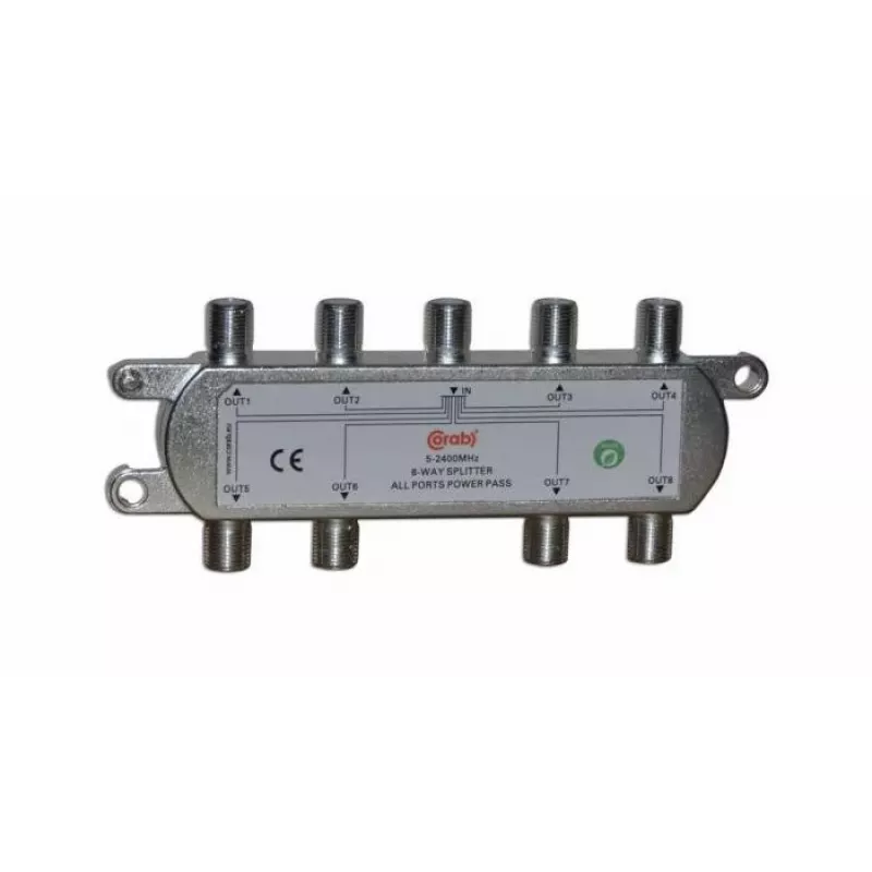 CORAB 8-fach Verteiler 5-2400 MHz mit DC-Durchlass