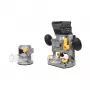 Akku-Oberfräse DB18V-061 18V bürstenlos mit fester und Tauchbasis