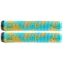 Core Skinny Boy Grips Rot – Flanschlose Krayton-Gummigriffe für Stunt-Scooter & BMX, 160 mm, mit Lenkerenden, rutschfestes Rippenmuster, 1 Paar
