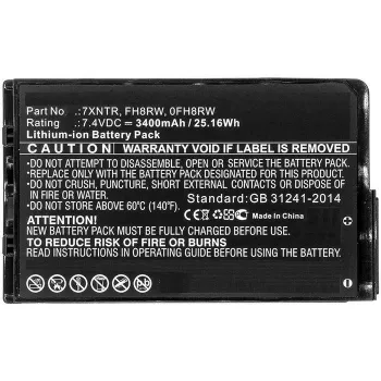 CoreParts FH8RW-CP 42Wh Li-Ion Laptop-Akku für Dell Latitude 5400/5410/5500/5510 & Precision 3540/3550 (Schwarz)