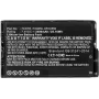 CoreParts MBXDE-BA0184 Ersatzakku für Dell Latitude 12 7202 / 7202 Rugged Tablet - 7,6V 3400mAh 25,84Wh Li-Ion 2-Zellen Schwarz