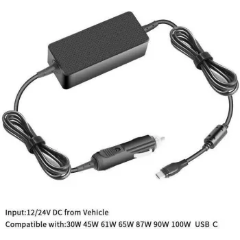 CoreParts USB-C Auto-Ladegerät 100W 5V2A-20V5A USB PD3.0 - PC-/Server-Netzteil (40AK0065WW-CP)
