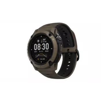 COROS Nomad Smartwatch - 1.3-Zoll Memory LCD, Dual-Frequenz-GPS, Braun