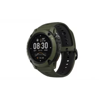 Coros Nomad Smartwatch – Grün, 1.3 inch Memory-in-Pixel-LCD, Titangehäuse, Saphirglas, Dual-Frequenz-GPS, 5 ATM Wasserdichtigkeit, 30 Tage Akkulaufzeit