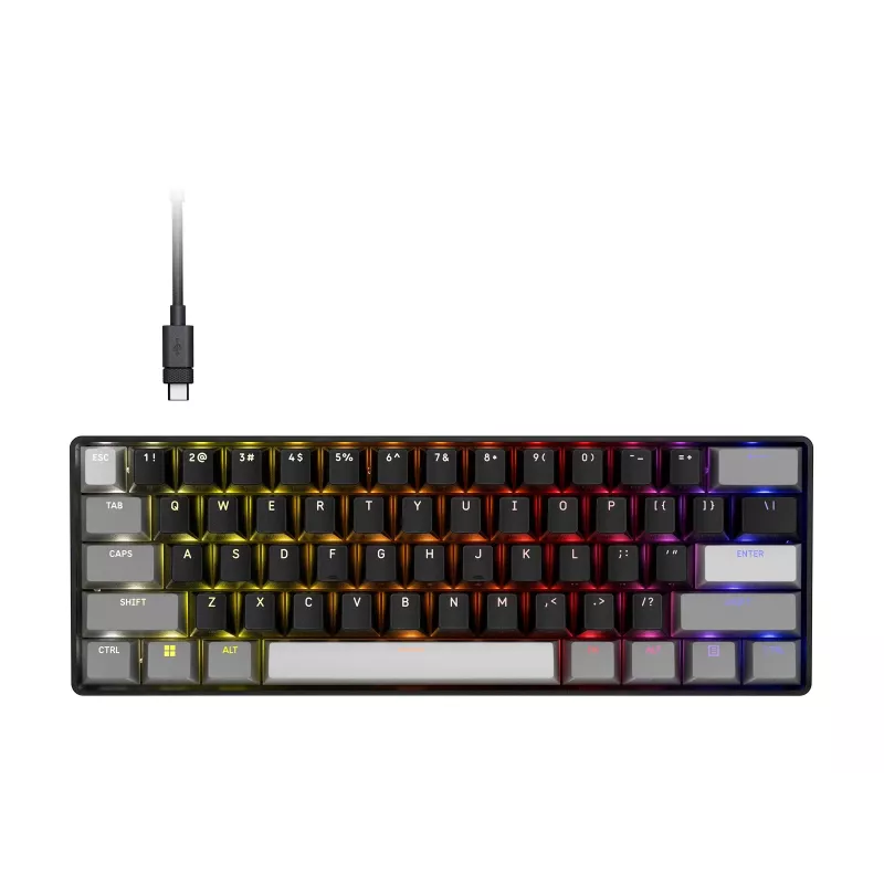 CORSAIR CLIPPER PRO MINI 60 Hall Effect Gaming-Tastatur Schwarz