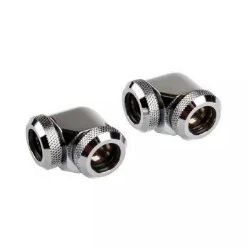 Corsair CX-9052021-WW Chrome Einstellflüssigkeit Messing 1/4 Zoll 90 Grad Anschluss