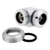 Corsair CX-9052021-WW Chrome Einstellflüssigkeit Messing 1/4 Zoll 90 Grad Anschluss