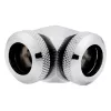 Corsair CX-9052021-WW Chrome Einstellflüssigkeit Messing 1/4 Zoll 90 Grad Anschluss