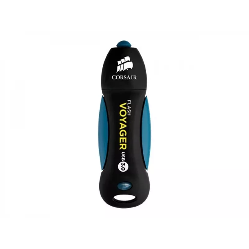 CORSAIR Flash Voyager 256GB USB-A 3.2 Gen 1 Flash-Laufwerk (Schwarz/Blau)