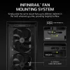 Corsair FRAME 5000D WOOD RS Mid-Tower PC-Gehäuse, Schwarz/Walnuss, E-ATX, ATX, Micro-ATX, Mini-ITX, Stahl/Tempered Glass/Kunststoff/Walnussholz, Gaming