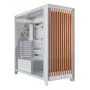 Corsair FRAME 5000D WOOD RS Mid-Tower PC-Gehäuse, Weiß/Nussbaum, gehärtetes Glas, ATX, E-ATX, Micro-ATX, Mini-ITX, Stahl/Kunststoff, Gaming