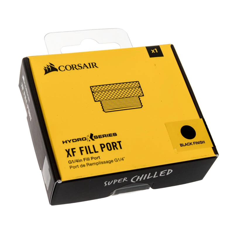 CORSAIR Hydro X Series XF Einfüllstutzen G1/4 Zoll Innengewinde - Schwarz